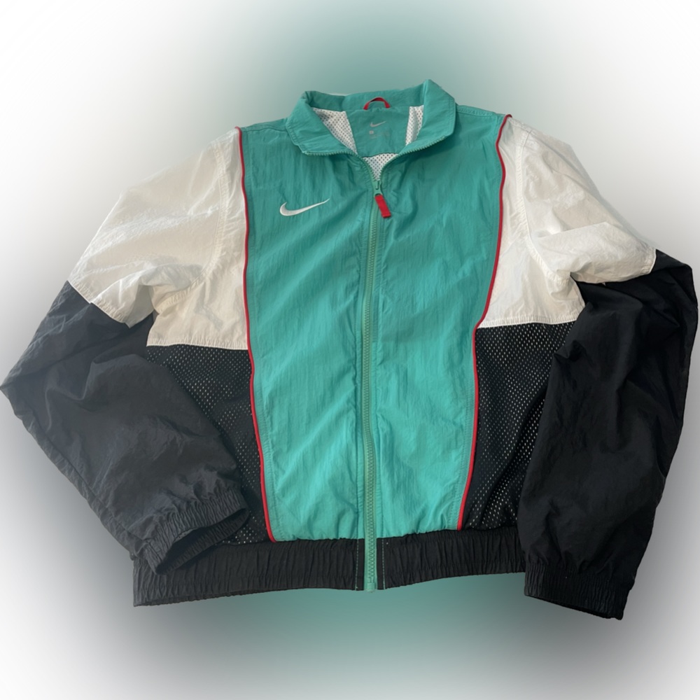 Nike, small , turquoise/black/white